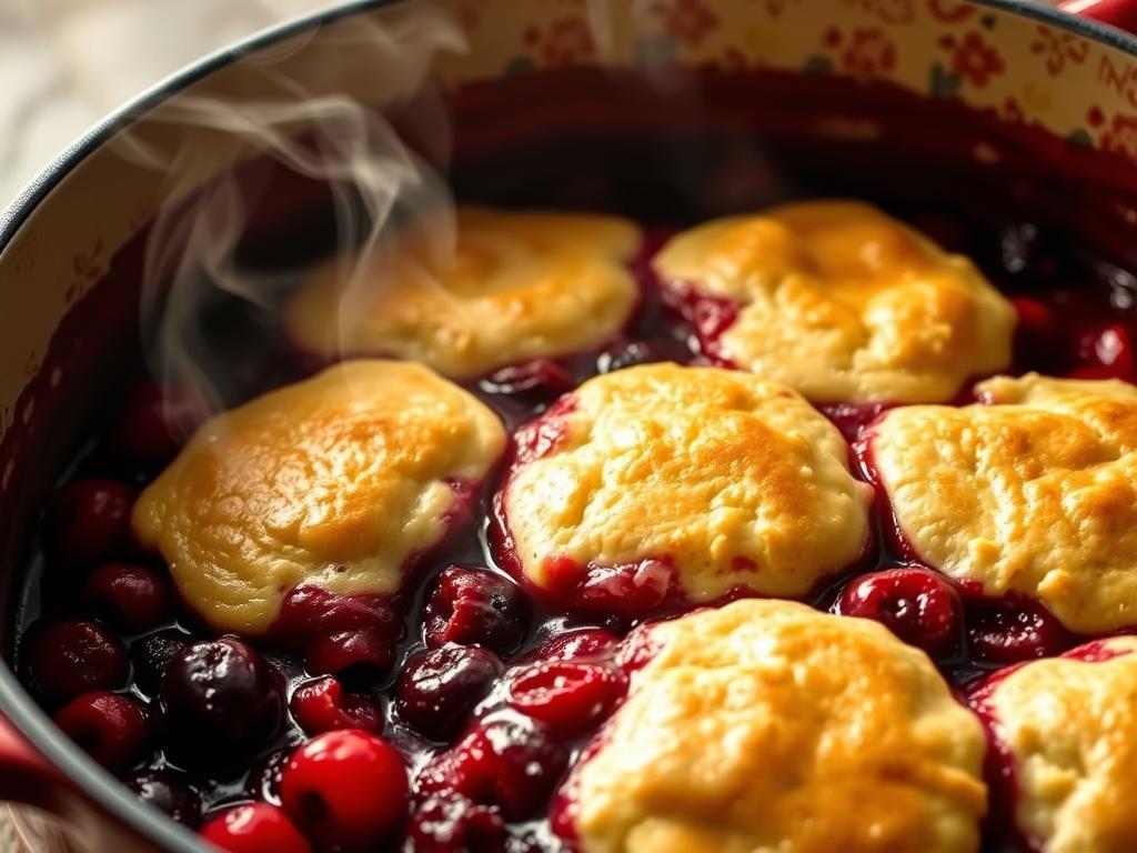 Berry Cobbler in a pot Berry Cobbler in a pot