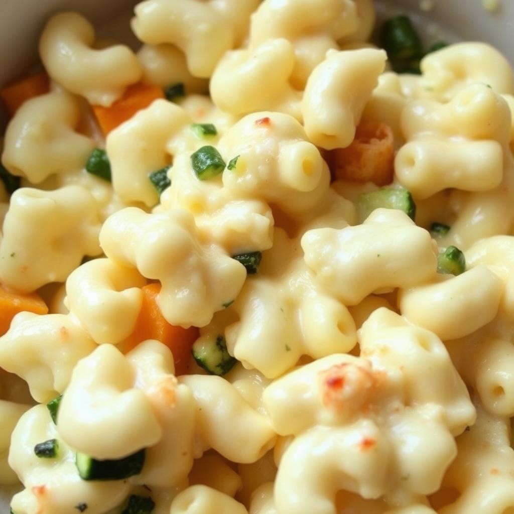 Cauliflower mac and cheese with additional hidden vegetables