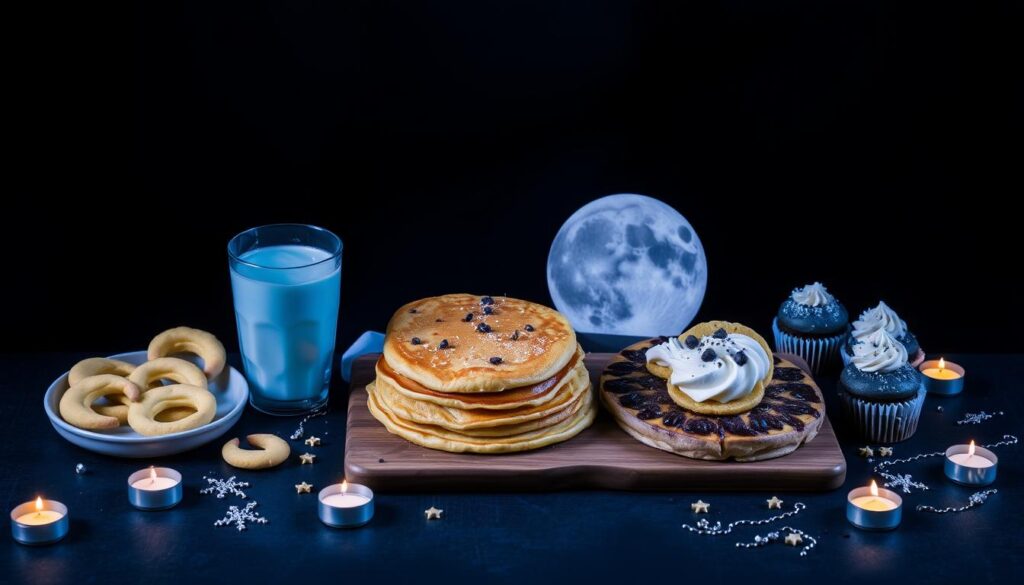 Collection of all five moon-themed recipes USA displayed together Collection of all five moon-themed recipes USA displayed together