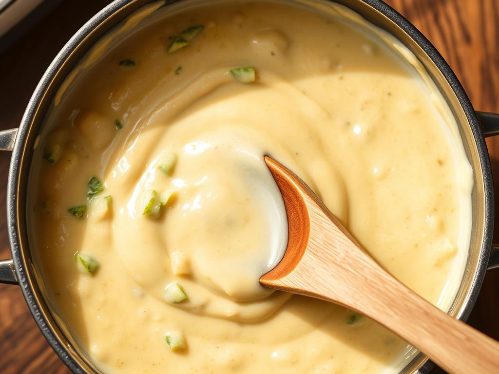 Combining cheese sauce with hidden vegetables for mac and cheese