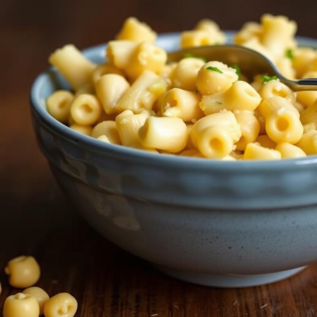 Gluten-free cauliflower mac and cheese with chickpea pasta