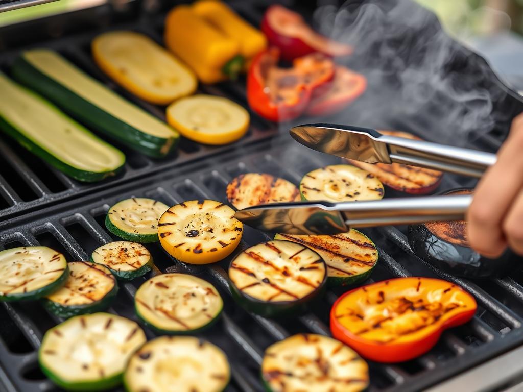 Grilling vegetables for Lemon Orzo dish for summer lunch recipes 2025 Grilling vegetables for Lemon Orzo dish for summer lunch recipes 2025