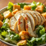 How to make a healthy best homemade classic Chicken Caesar salad best recipe