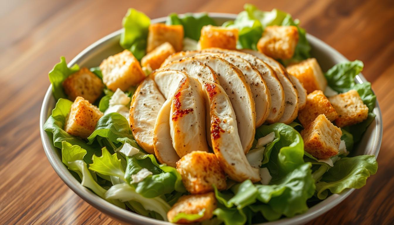 How to make a healthy best homemade classic Chicken Caesar salad best recipe