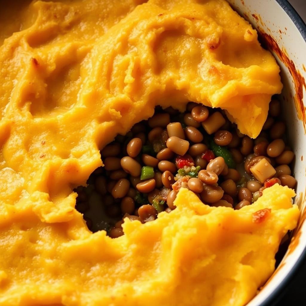 Lentil and Vegetable Cottage Pie in a pot Lentil and Vegetable Cottage Pie in a pot