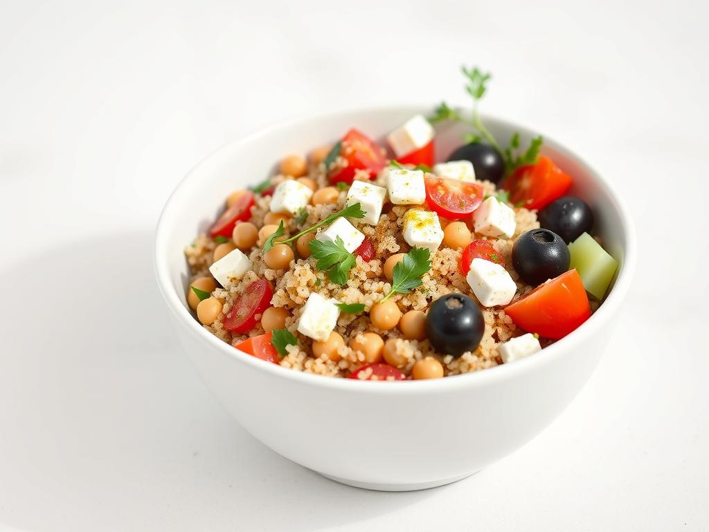 Mediterranean Quinoa Bowl for NYC professionals lunch Mediterranean Quinoa Bowl for NYC professionals lunch