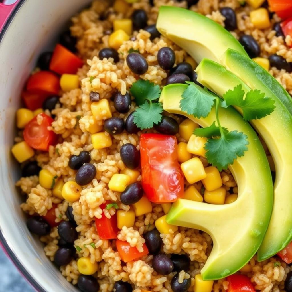 Mexican Quinoa Bowl in a pot Mexican Quinoa Bowl in a pot