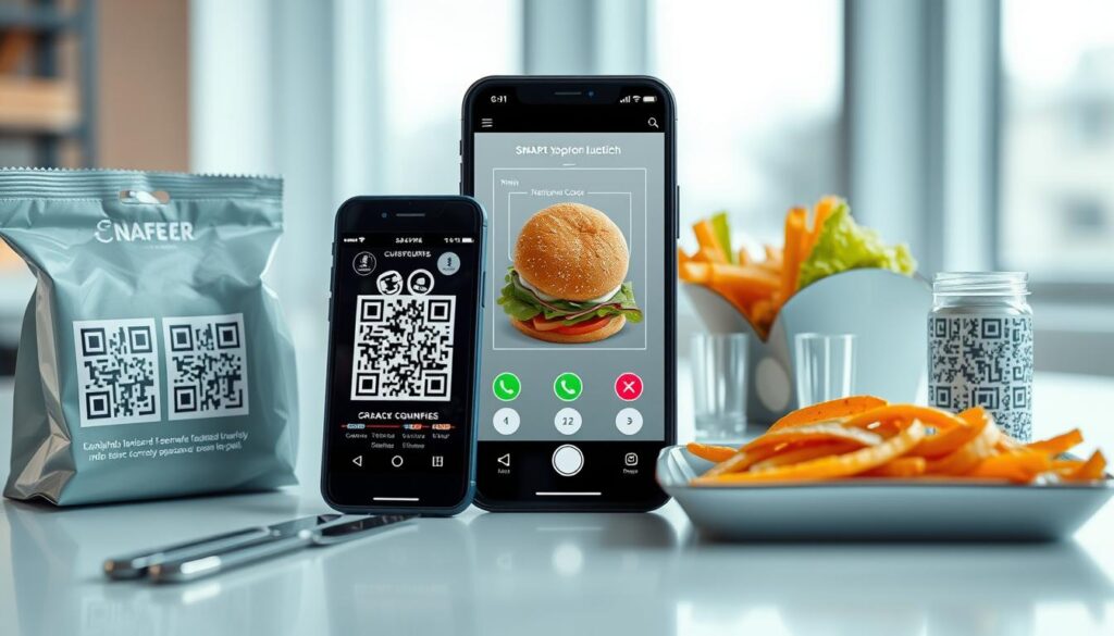 Tech-enhanced lunch experience with smart packaging and digital integration