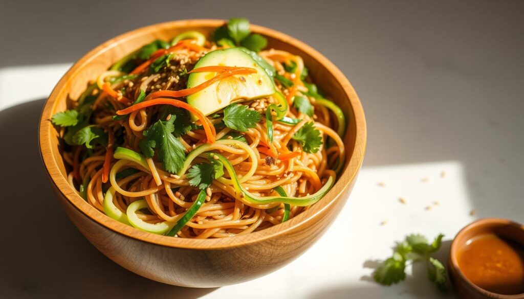 chilled soba noodle salad