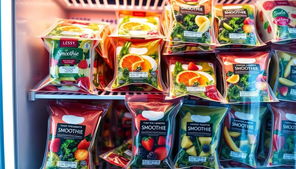 convenience freezer smoothies