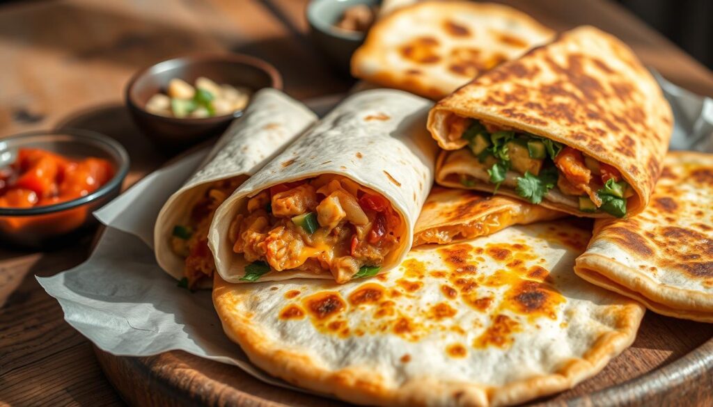warm wraps and quesadillas