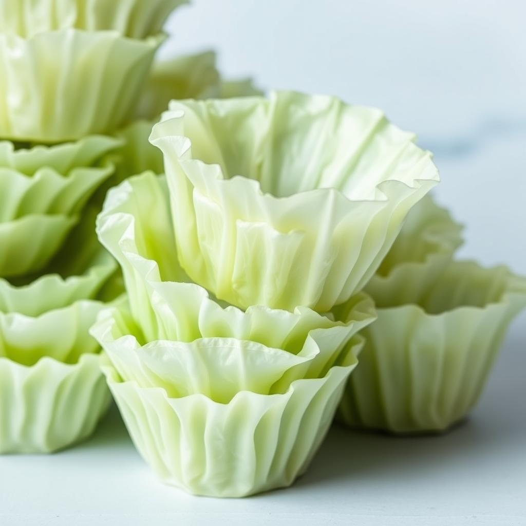 Iceberg lettuce cups for Asian Chicken Lettuce Wraps