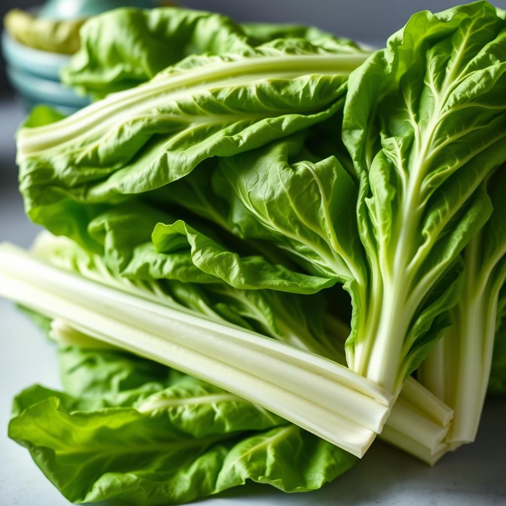 Romaine lettuce hearts for Asian Chicken Lettuce Wraps